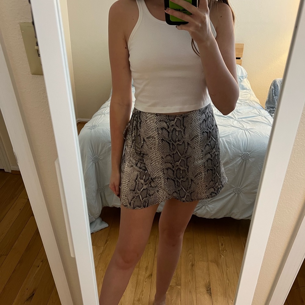 Altar’d State Snakeskin Mini Skirt